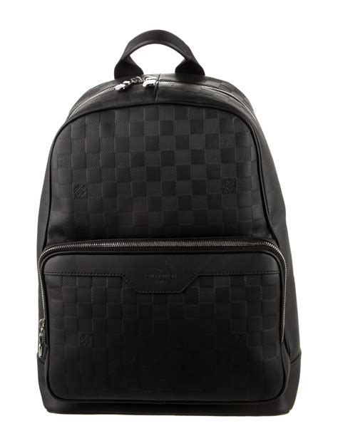 louis vuitton black damier backpack.